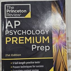 Ap Psychology Prep Book