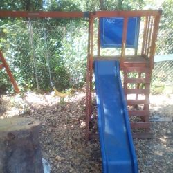 Swingset and Slide