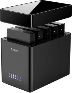 ORICO 5 Bay USB 3.0 to SATA 3.5 inch Hard Disk Enclosure”No Power Supply”
