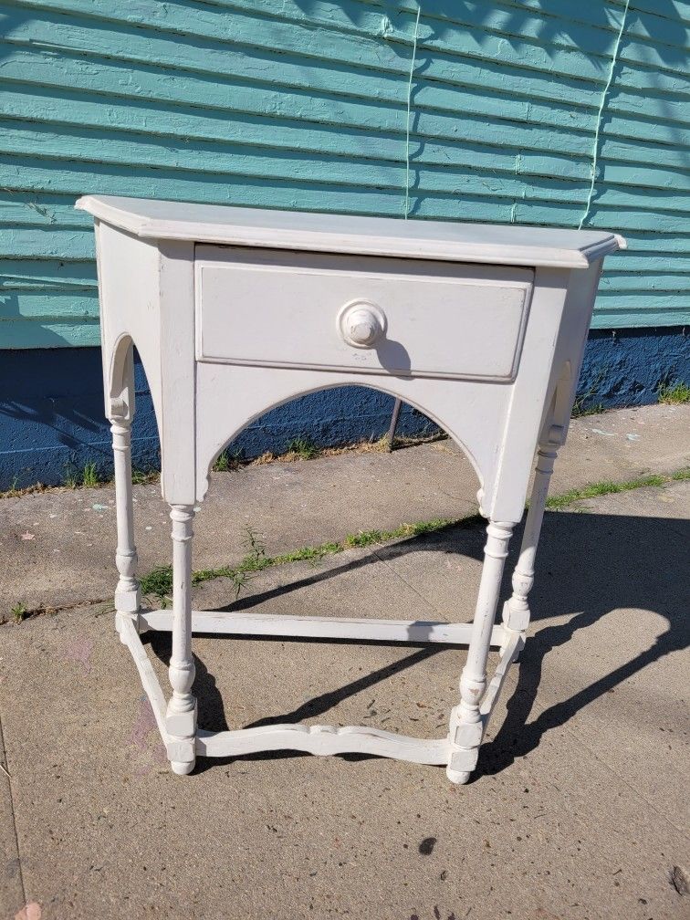 Entry Table Solid Wood Antique
