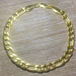 New 8” Gold Toned Chain Bracelet