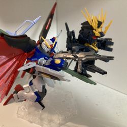 Gundam 1/144 HG Seed Destiny Revive Ver Sd Banshee Unicorn + Base Clear X Grade 