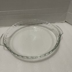 Anchor Hocking 10” Pie Glass  Dish