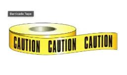 MORRIS - YELLOW CAUTION TAPE 3" X 200'
