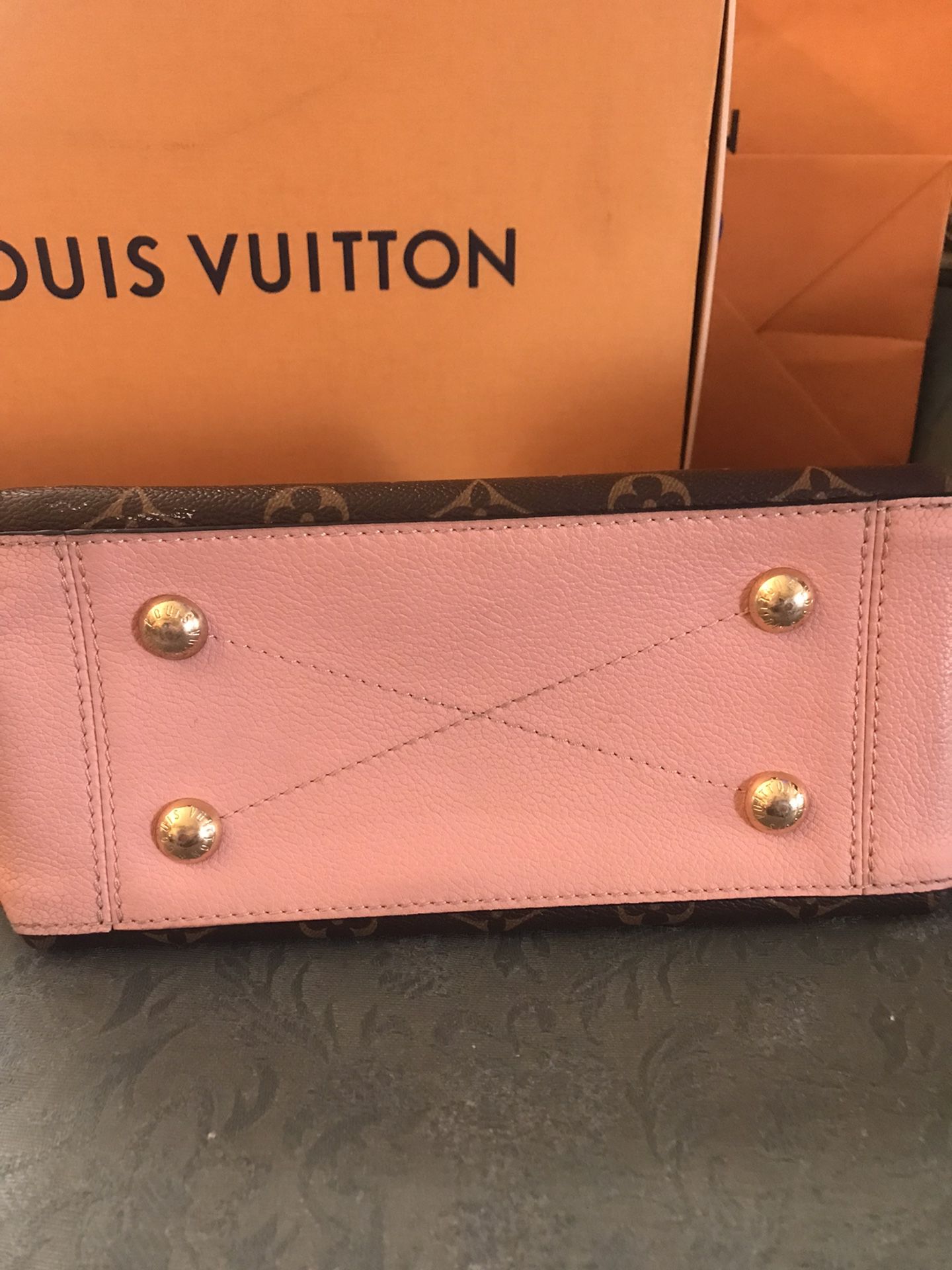 Surène bb cloth handbag Louis Vuitton Brown in Cloth - 36092037