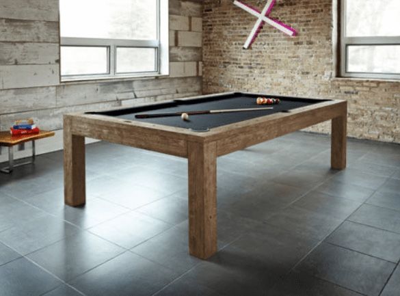 Brunswick Sanibel Pool Table, Rustic Dark Brown