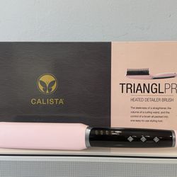 Calista TrianglPro Heated Detailer Brush (Flamingo Pink)