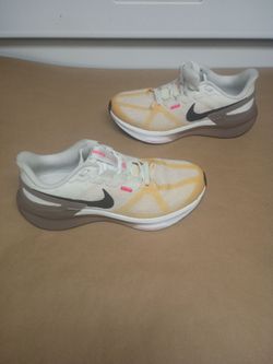 Nike Air Zoom Structure 25 Shoes Mink Brown Maize DJ7884 110 Women's Size 8