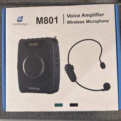 20W Bluetooth Voice Amplifier Wireless Microphone for Teachers (NIB)