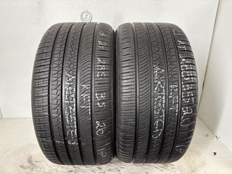 2 Tires 285 35 20 Pirellj P Zero Run Flat High Tread