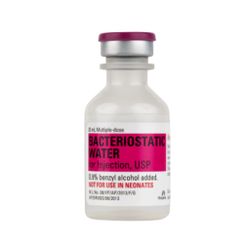 hospira bacteriostatic water