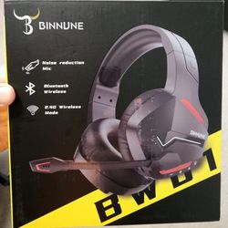Gaming Wireless Headset.  Binnune BW01