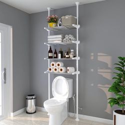 4Tier Over The Toilet Storage Shelf,  R(79)
