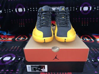 Jordan 12 Black University Gold