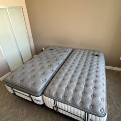 Jerome’s mattress split king adjustable bed 