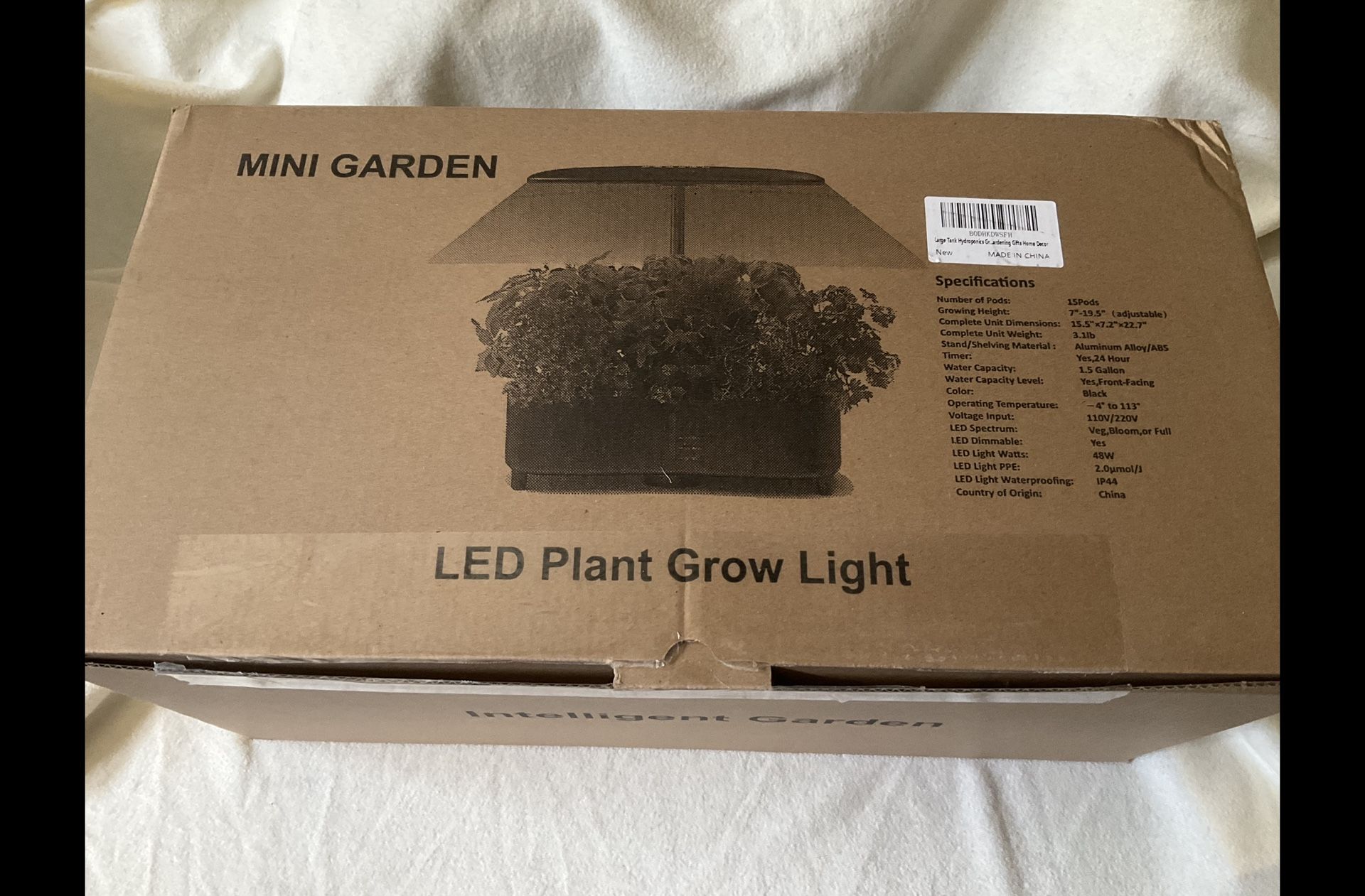 Grow all Winter Long-NIB Misting 15 Pods Indoor Hydroponic Growing System Herb Garden Kit