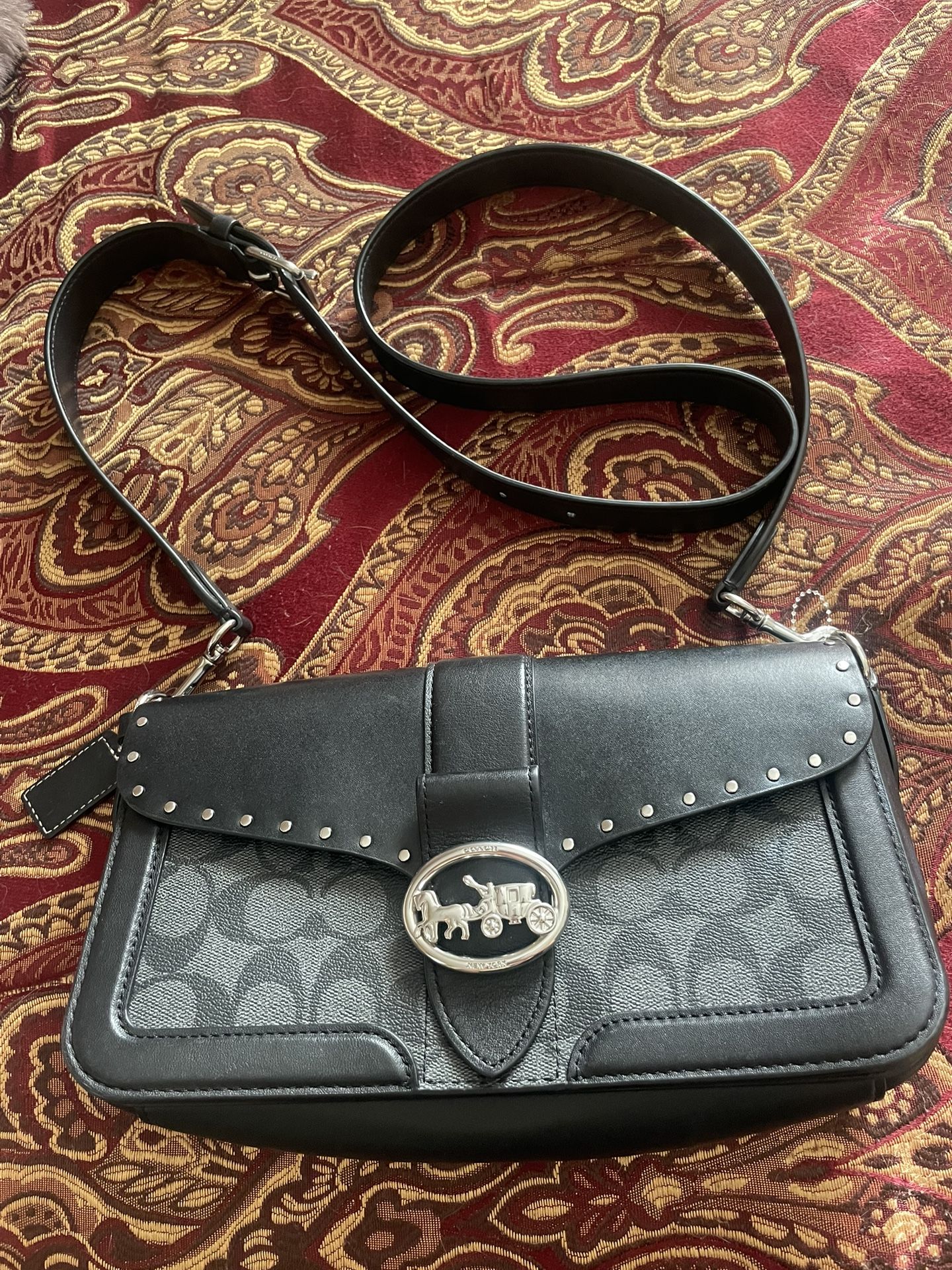 Coach Georgie Leather Purse 