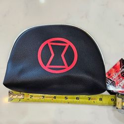 MARVEL COMICS BLACK WIDOW ULTA BEAUTY COLLECTION ROUND TOP ZIPPERED CASE