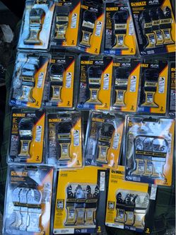 DeWalt Elite Series Oscillating Blade Lot
