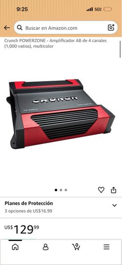 Crunch PowerZone PZ-1020.4 4-Channel Car Amplifier