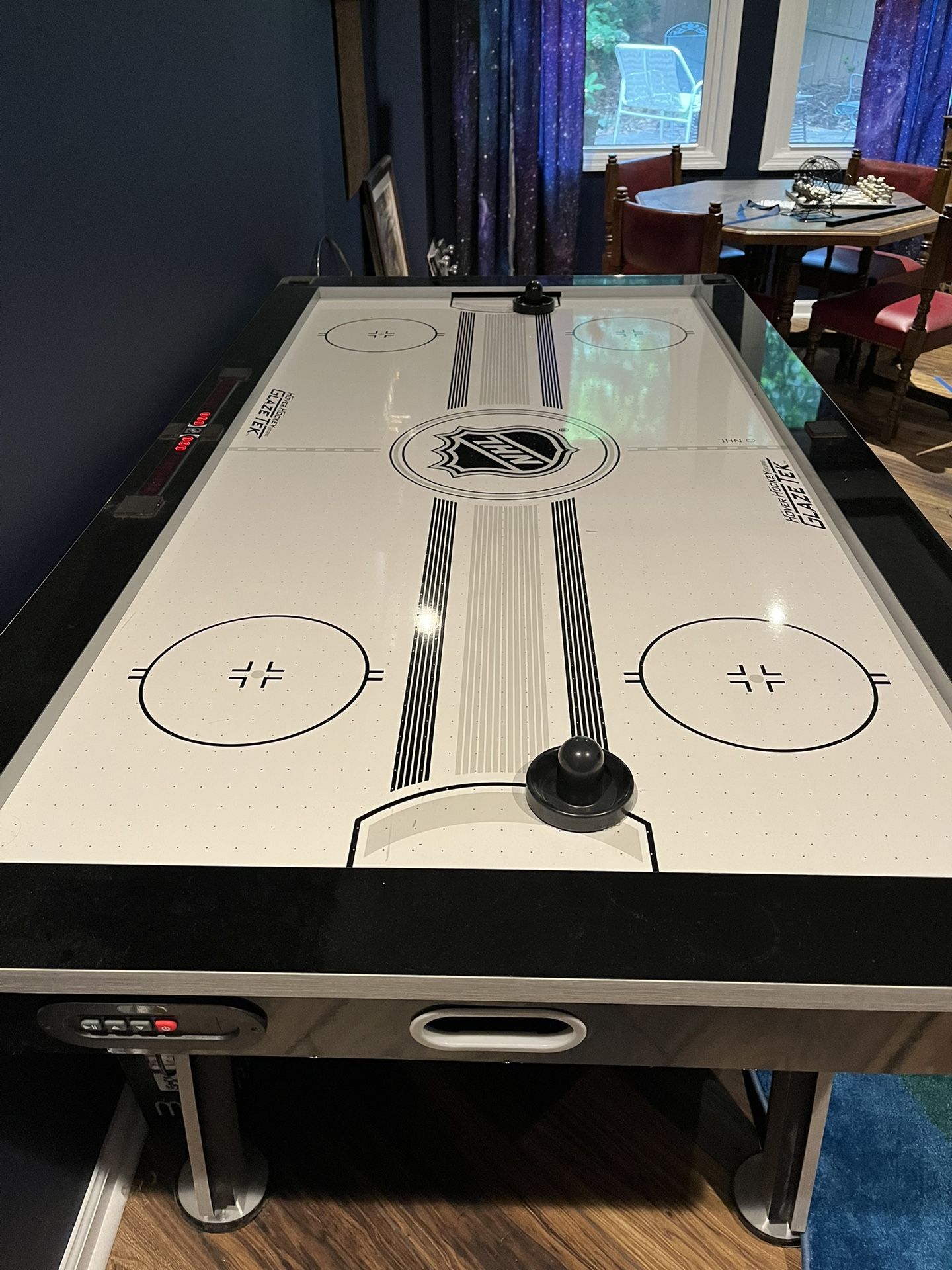 GlazeTek Hover Hockey Ping Pong and Air Hockey Game