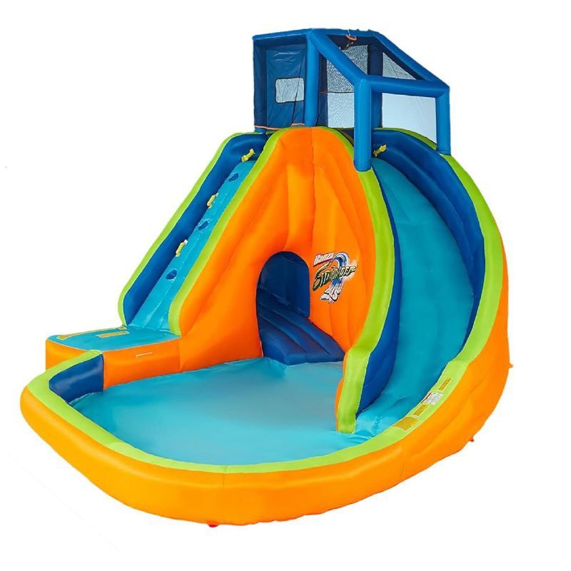 Banzai Sidewinder Falls Inflatable Outdoor Water Park Swimming Splash Pool