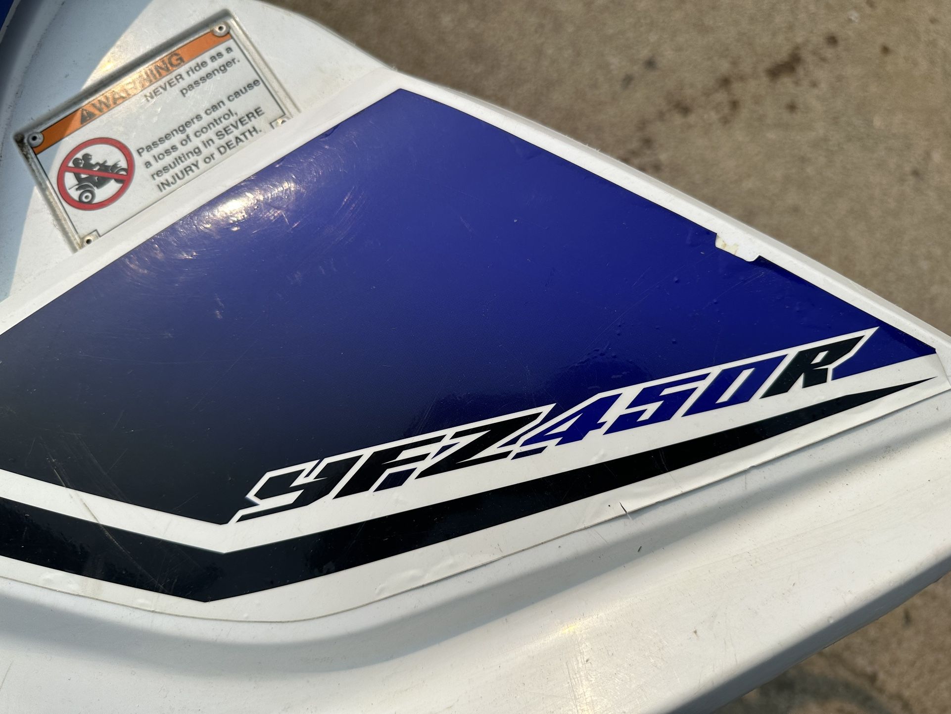 2017 Yamaha YFZ 450R