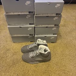 Jordan 5 wolf grey