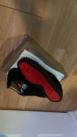 Christian Louboutin, Junior spikes, black, size 9