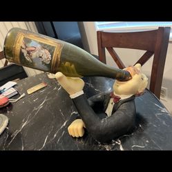 Thirsty Butler Wine Bottle Holder decor