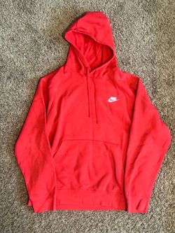Red Nike Hoodie Size Large