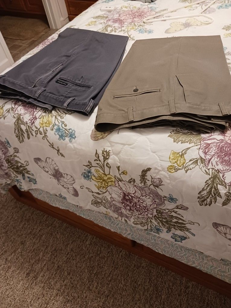 2 Pair Men's Slacks