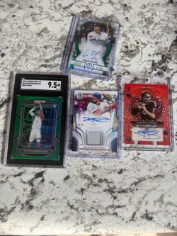 Baseball basketball  and foot ball cards