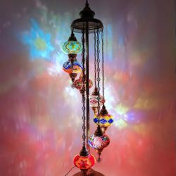 Handmade Turkish Mosaic  Floor Lamp 