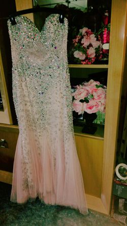 Prom dress blush color