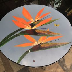 Hand painted table