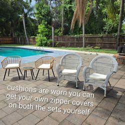 $60 cash you a choice two-person patio set