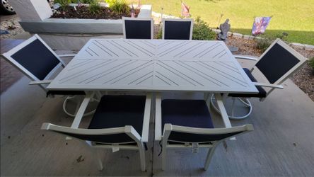 Allen + Roth Chatham Pier 7-Piece Patio Dining Set