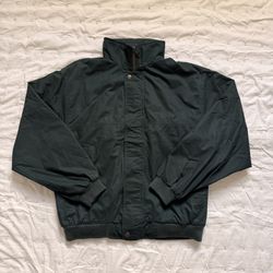Green Pacific Trail vintage 90s Windbreaker jacket