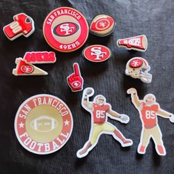 San Francisco 49Ers Jibbitz and Stickers 