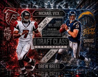 Michael Vick 🤝 Drew Brees 💎 2024 Panini 💎