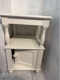 White side table