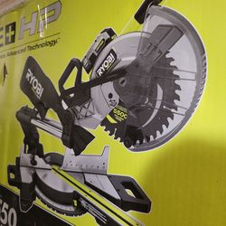 RYOBI 18V HP BRUSHLESS CORDLESS 10"IN SLIDING MITER SAW TOOL ONLY NEW