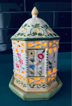 Vintage Villeroy & Boch “ Lighting Flowers” candle votive