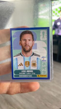 Messi Panini sticker
