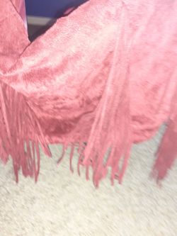 Atmosohere red velour purse