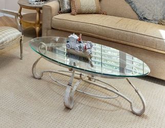 beautiful glass coffee table