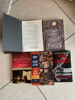 books, $7 each; $30 for all 5 books
