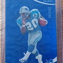 Barry Sanders Blue 224/299 Xtra Points Prestige  2023