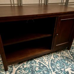 Sturdy Wooden TV Stand